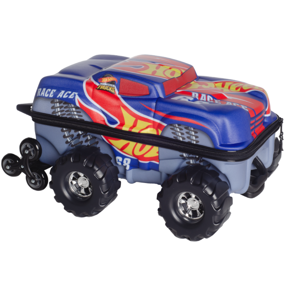 KIT MALA E MOCHILA INFANTIL HOTWHEELS RAC...