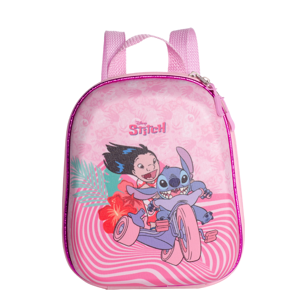 Mochila Infantil Stitch Rosa Maxtoy Diplo...
