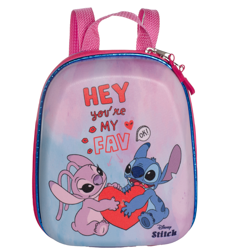 Mochila Infantil Stitch e Angel Maxtoy Di...
