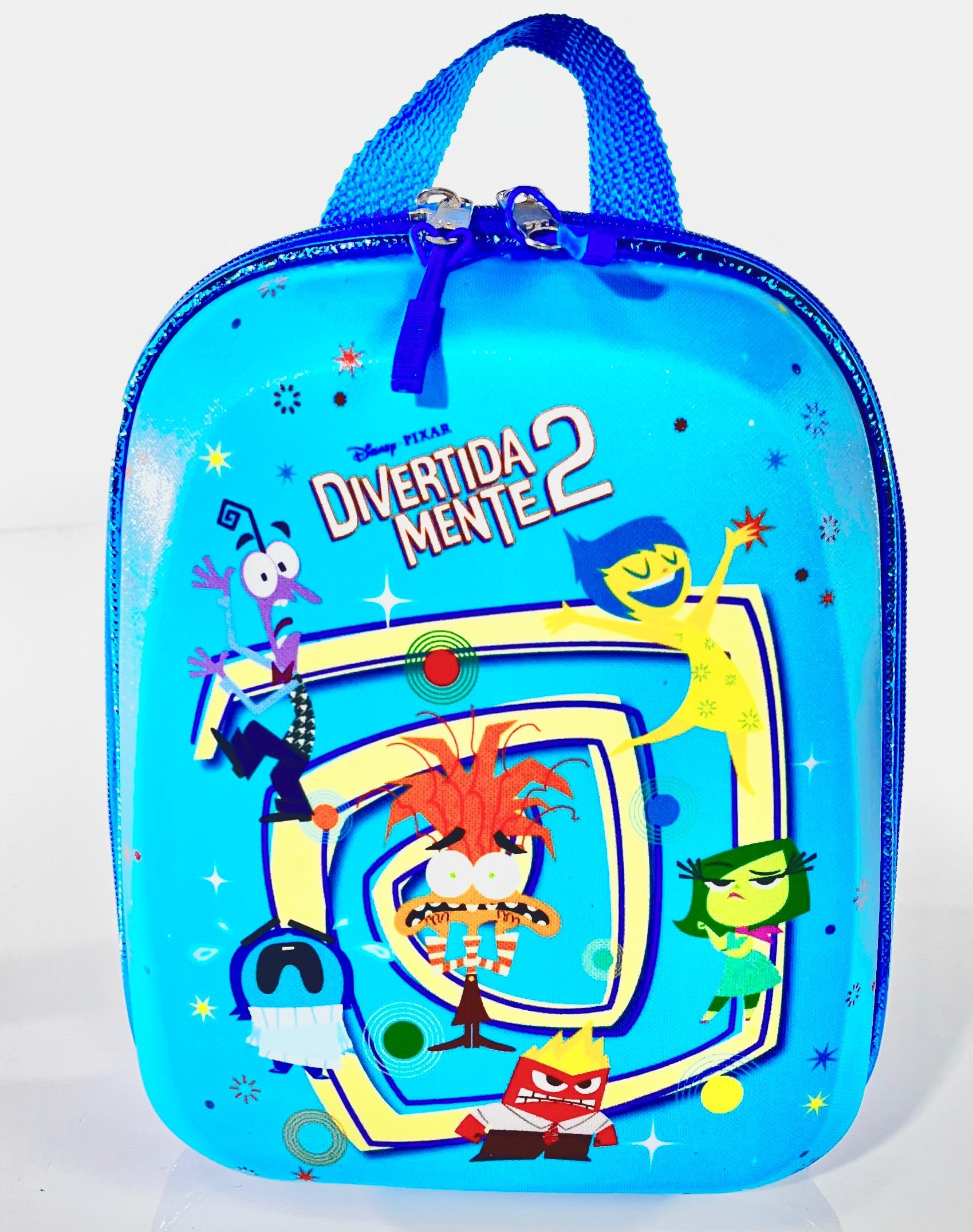 MOCHILA INFANTIL DIVERTIDAMENTE ROLETA AZUL