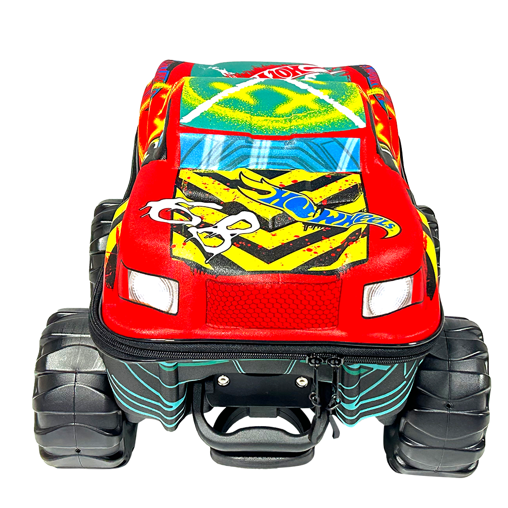 Mala Infantil Hotwheels Demo Derby Monste...