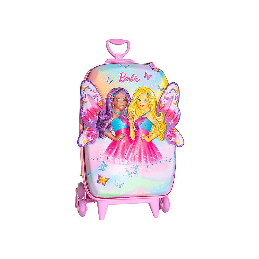 Mala Infantil Barbie Borboleta Maxtoy Dip...